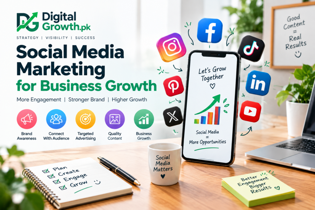 Social media marketing for business growth