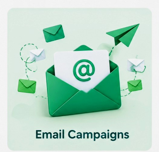 Email campaigns marketing service